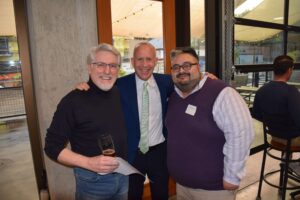 Mayor Steinberg, Steve Cohn, and Frank Teran